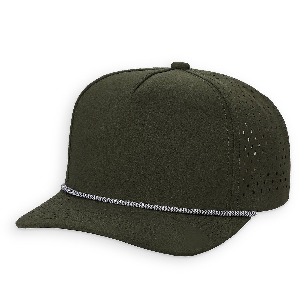 Summit Trail 5 Rope hat in Moss Green