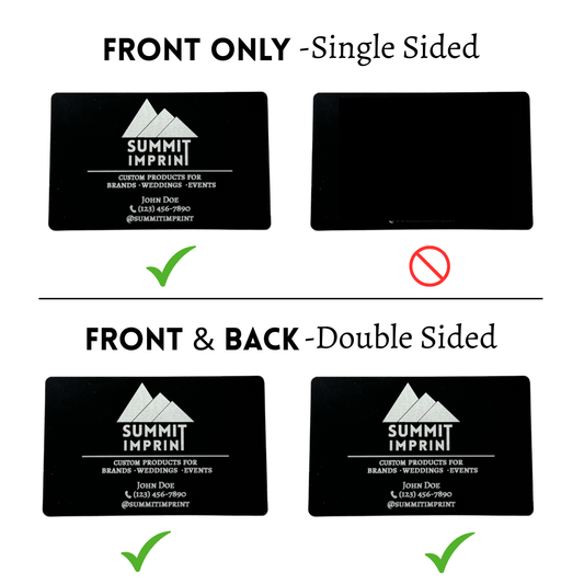 Custom Engraved Business Cards