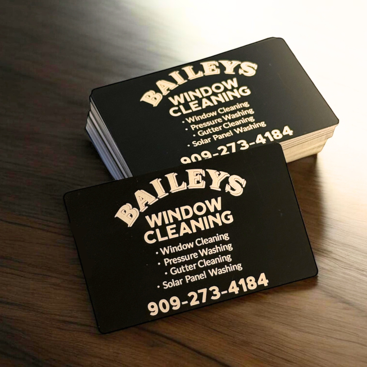 Custom Engraved Business Cards