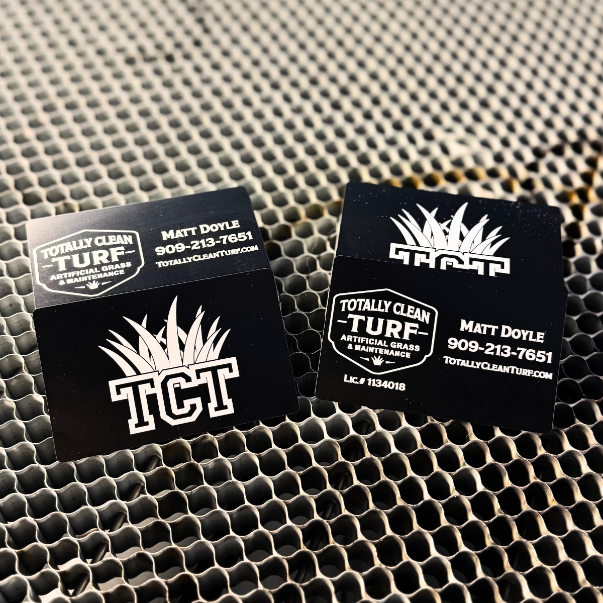 Custom Engraved Business Cards