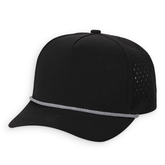 Summit Trail 5 Rope hat in Black