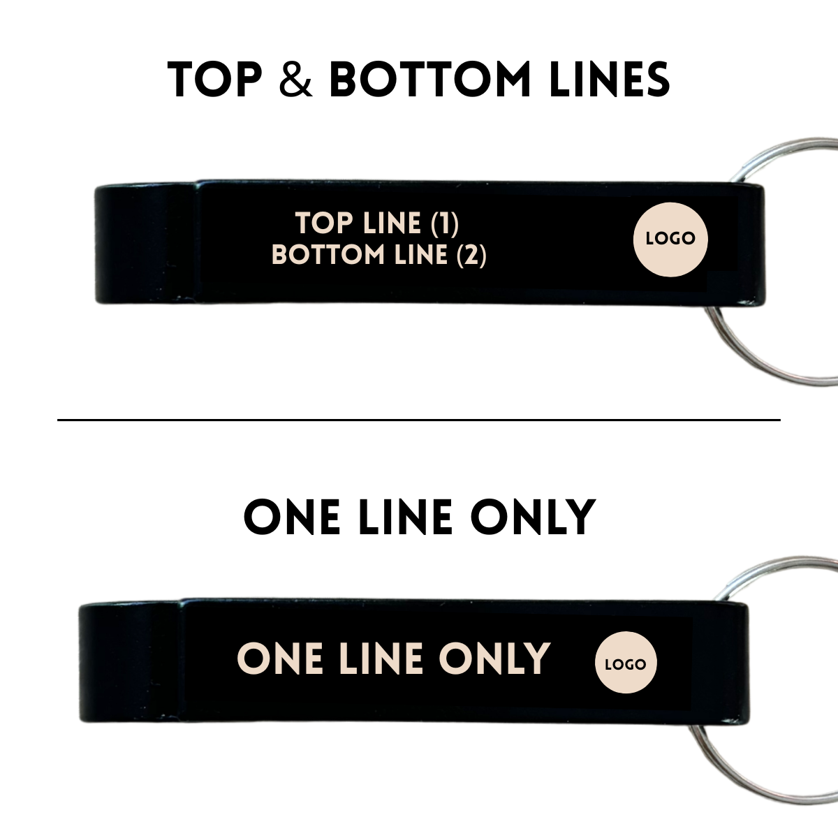 Custom Engraved Keychain Bottle Opener